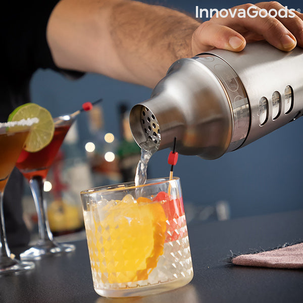 Cocktail Shaker with Integrated Recipes Maxer InnovaGoods