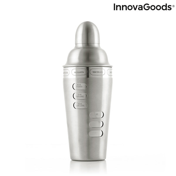 Cocktail Shaker with Integrated Recipes Maxer InnovaGoods