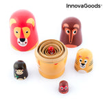 Matryoshka Wooden Animal Figures Funimals InnovaGoods IG815363 (Refurbished B)