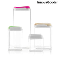 Set of Stackable Hermetically-sealed Kitchen Containers Pilocks InnovaGoods 4 Pieces