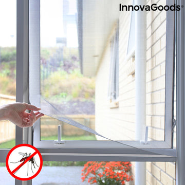 Cuttable Anti-mosquito Adhesive Window Screen White InnovaGoods IG815943 (Refurbished A)