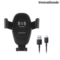 Mobile Phone Holder with Wireless Charger for Cars Wolder InnovaGoods