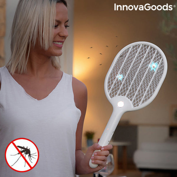 Rechargeable Insect Killer Racket with LED Rackill InnovaGoods (Refurbished C)