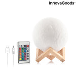 Rechargeable LED Moon Lamp Moondy InnovaGoods (Refurbished A+)