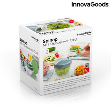 Manual mini chopper with pull cord Spinop InnovaGoods