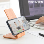 Wood Effect Wireless Charger with Stand Qistan InnovaGoods QISTAN (Refurbished A)