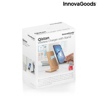 Wood Effect Wireless Charger with Stand Qistan InnovaGoods QISTAN (Refurbished A)