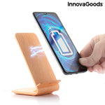 Wood Effect Wireless Charger with Stand Qistan InnovaGoods QISTAN (Refurbished A+)