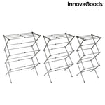 Folding and Extendable Metal Clothes Dryer with 3 Levels Cloxy InnovaGoods (11 Bars)