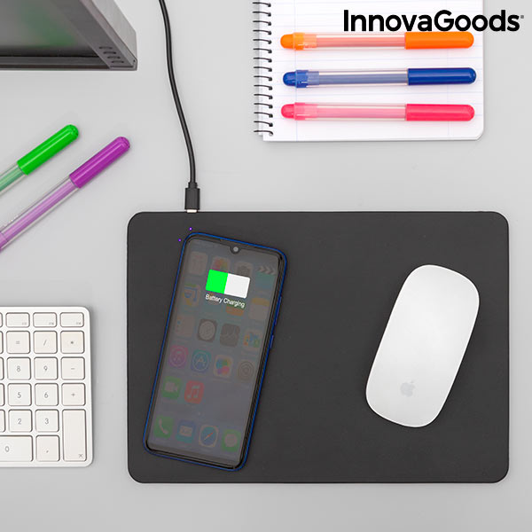 2-in-1 Mouse Mat with Wireless Charging Padwer InnovaGoods