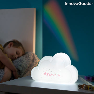 Lampe mit Regenbogenprojektor und Aufklebern Claibow InnovaGoods