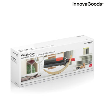 Floating Wooden Wine Bottle Holder Woolance InnovaGoods