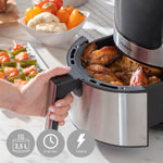 No-Oil Fryer InnovaGoods Fryinn 3500 Black Stainless steel 1400 W 3,5 L