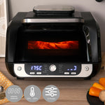 Oil-free Fryer with Grill, Accessories and Recipe Book InnovaGoods Air Fryer Fryinn 12-in-1 6000 Black Steel 6 L 3400 W