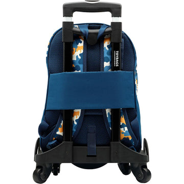 Cartable à roulettes Fortnite Bleu Camouflage 42 x 32 x 20 cm