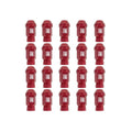 Set Nuts OMP 7075 Red 20 uds M14 x 1,25