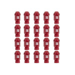 Set Nuts OMP 7075 Red 20 uds M14 x 1,25