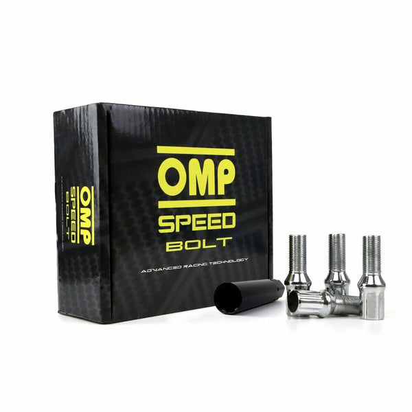 Set Nuts OMP 27 mm Silver 20 uds M12 x 1,50