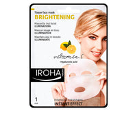 "Iroha Nature Illuminatrice Maschera Viso In Tessuto Vitamina C 1 Unità"