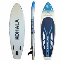 Inflatable Paddle Surf Board with Accessories  Kohala Sunshine White (305 x 81 x 12 cm)