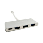 USB Hub CoolBox COO-HUC3U3PD White (4 ports)