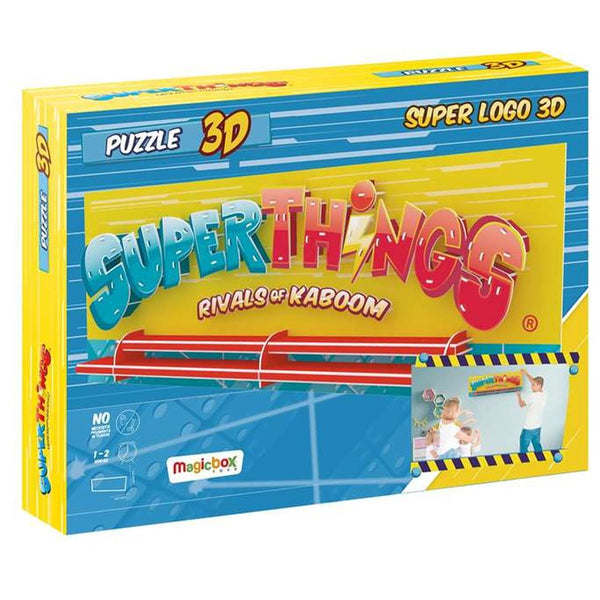 3D puzzle SuperThings 3D Superlogo 80 x 31 x 7,6 cm (80 x 31 x 7 cm)