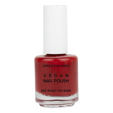 Smalto per unghie Vegan Nail Polish Vera & The Birds Red Roses for Babe (14 ml)