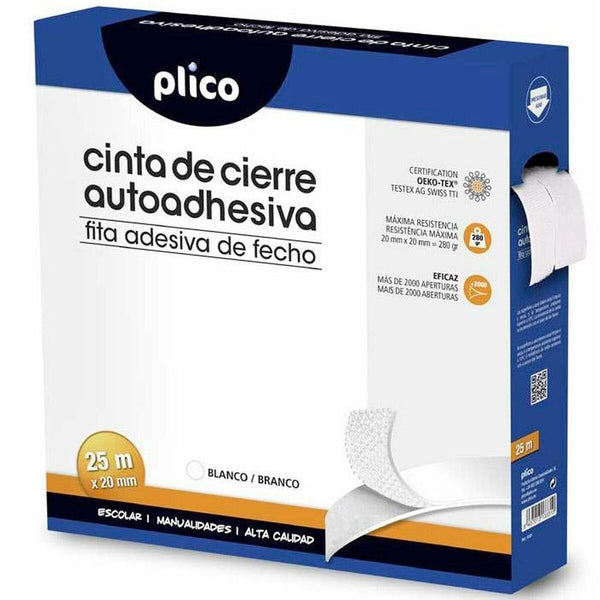 Adhesive Tape PLICO White 20 mm x 25 m