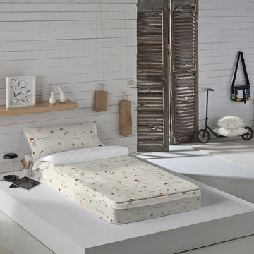 Quilted Zipper Bedding Haciendo el Indio Sing (Bed 105)