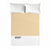 Top sheet Pantone Melon Cream (Bed 90)