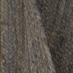 Carpet Grey Jute 170 x 70 cm