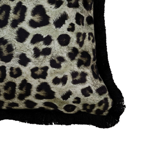 Cushion Green Leopard 45 x 45 cm