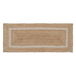 Carpet Natural White Jute 170 x 70 cm