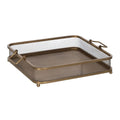 Snack tray Golden Iron 40 x 40 x 10 cm