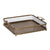 Snack tray Golden Iron 40 x 40 x 10 cm