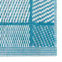 Outdoor rug Meis Blue White polypropylene