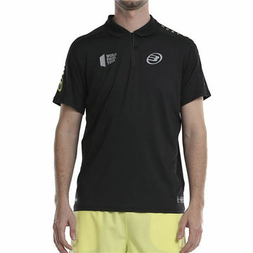 Men’s Short Sleeve Polo Shirt Bullpadel Liceo Padel Black