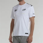 Men’s Short Sleeve T-Shirt Bullpadel Logro White