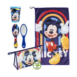 Child's Toiletries Travel Set Mickey Mouse Blue (23 x 16 x 7 cm) (4 pcs)