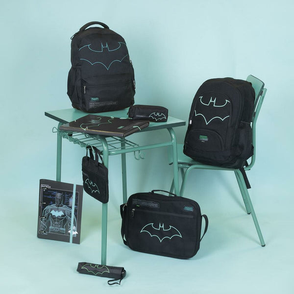 School Satchel Batman Black (18 x 2 x 25 cm)