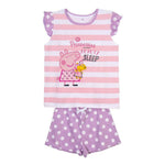 Summer Pyjama Peppa Pig Purple Pink