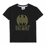 Child's Short Sleeve T-Shirt Batman Black