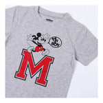 Short Sleeve T-Shirt Mickey Mouse Grey