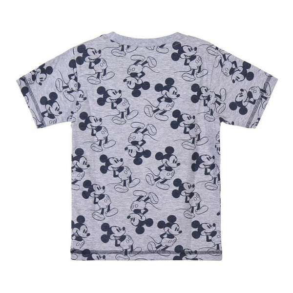 T shirt à manches courtes Enfant Mickey Mouse Gris