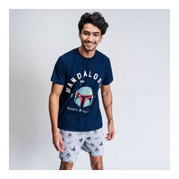 Pyjama Boba Fett Homme Bleu foncé