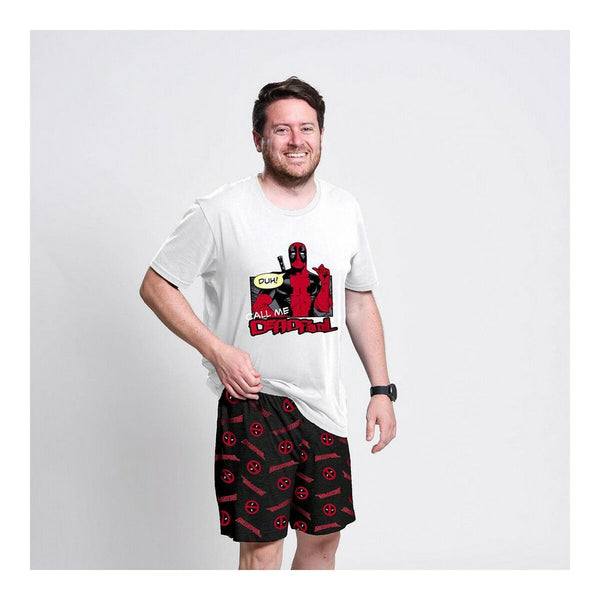 Pyjama Deadpool Men Grey