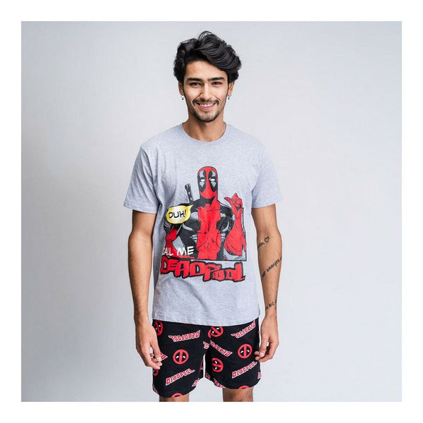 Pyjama Deadpool Homme Gris