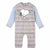 Baby's Long-sleeved Romper Suit Snoopy Grey