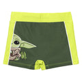 Boys Swim Shorts The Mandalorian Green