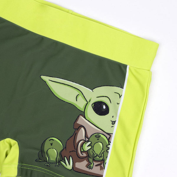 Boxer de Bain pour Enfants The Mandalorian Vert